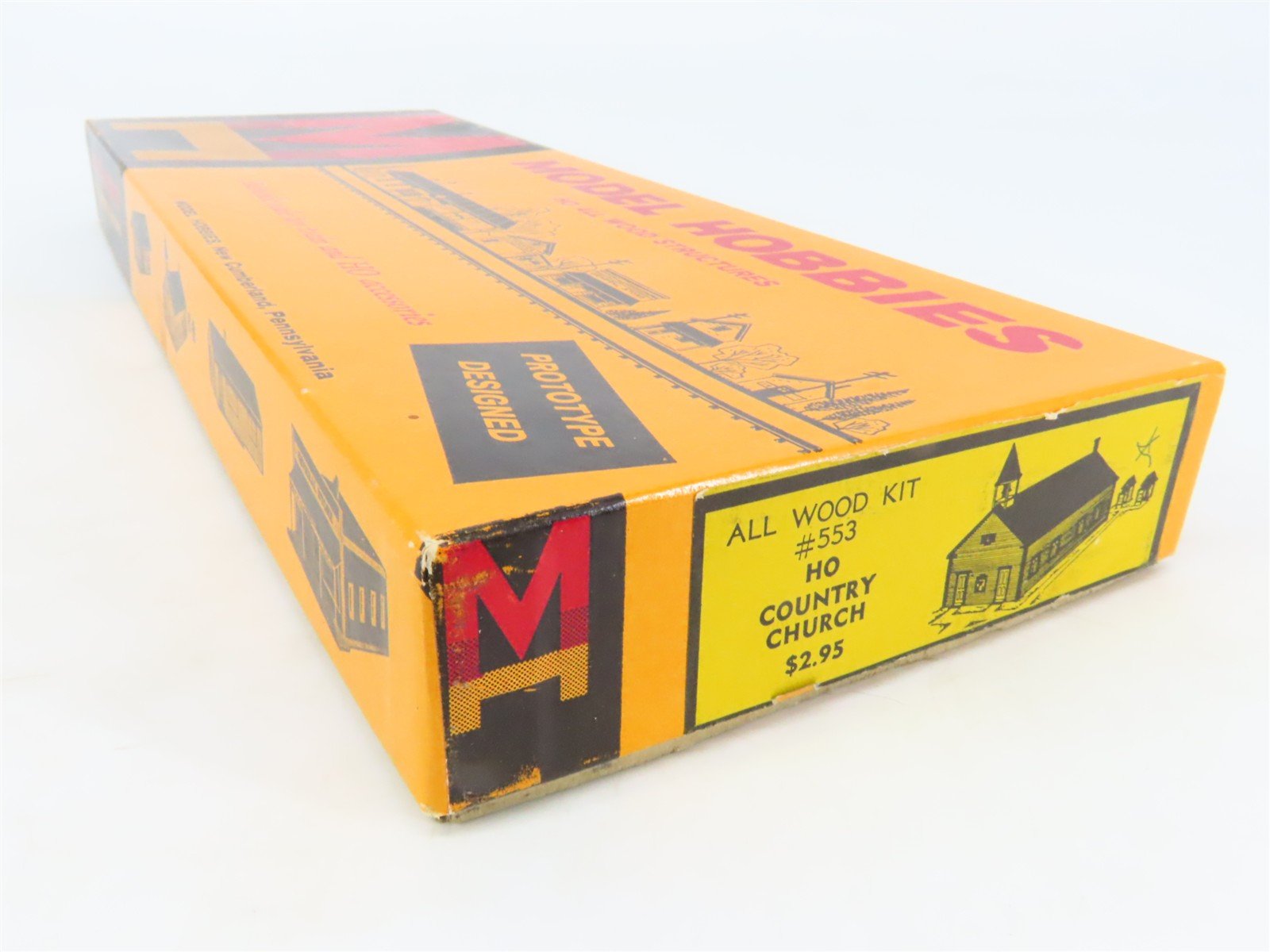 HO Scale Model Hobbies 553 Country Church Building Craftsman Kit