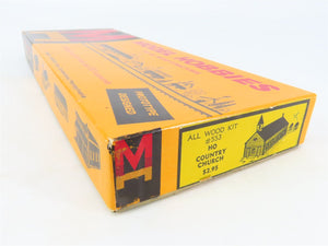 HO Scale Model Hobbies 553 Country Church Building Craftsman Kit