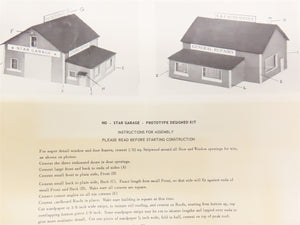 HO Scale Model Hobbies 550 Star Garage Building Craftsman Kit