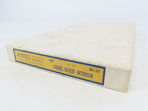 HO Scale Ayres 603 Diesel House Interior Building Craftsman Kit
