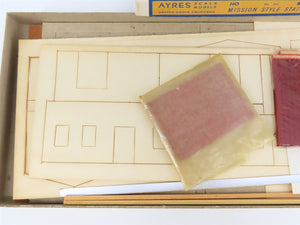 HO Scale Ayres 501 Mission Style Station Building Craftsman Kit