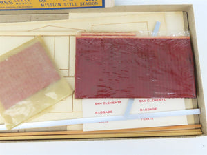 HO Scale Ayres 501 Mission Style Station Building Craftsman Kit