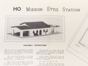 HO Scale Ayres 501 Mission Style Station Building Craftsman Kit