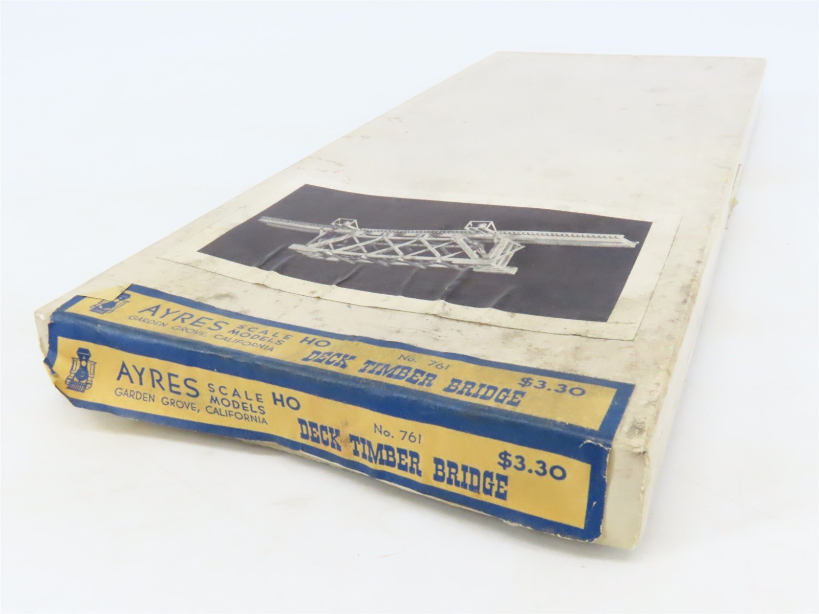 HO Scale Ayres 761 Deck Timber Bridge Building Craftsman Kit