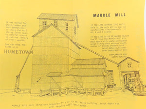 HO Scale Ayres Home Town 6613 Markle Mill Building Craftsman Kit