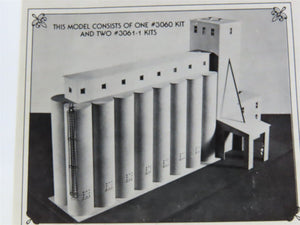 HO Suncoast Models 3060-1 Grain Elevator Extension Building Craftsman Kit