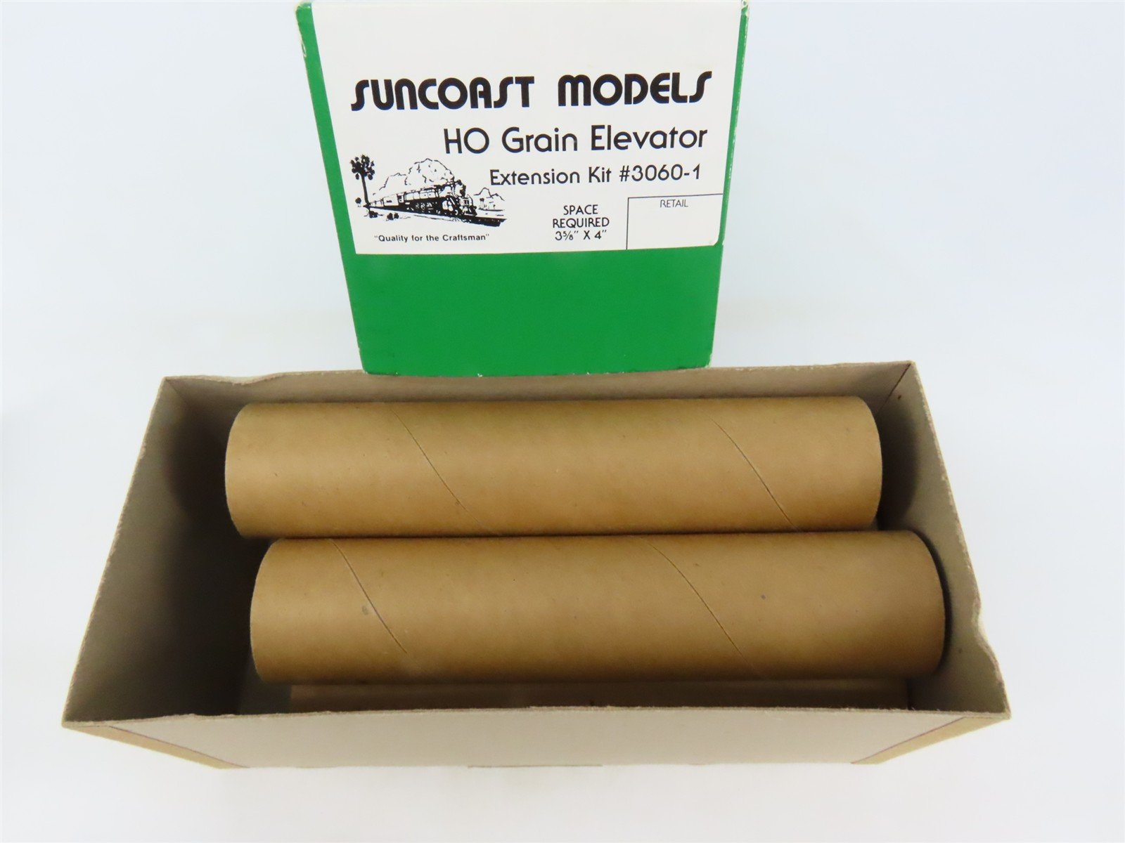 HO Suncoast Models 3060-1 Grain Elevator Extension Building Craftsman Kit