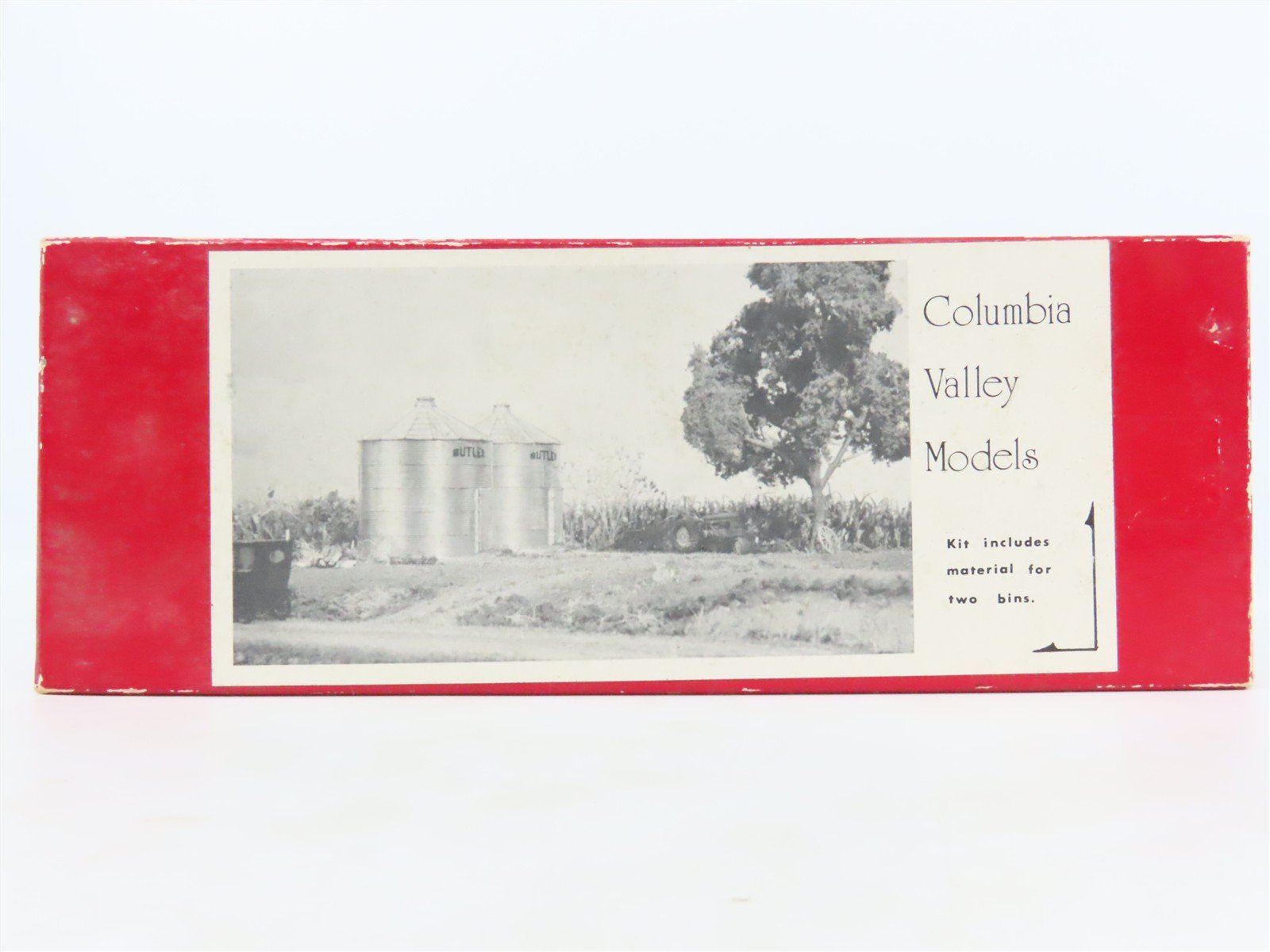 HO Columbia Valley Models CVM 8704 Set of 2 Grain Bins Building Craftsman Kit