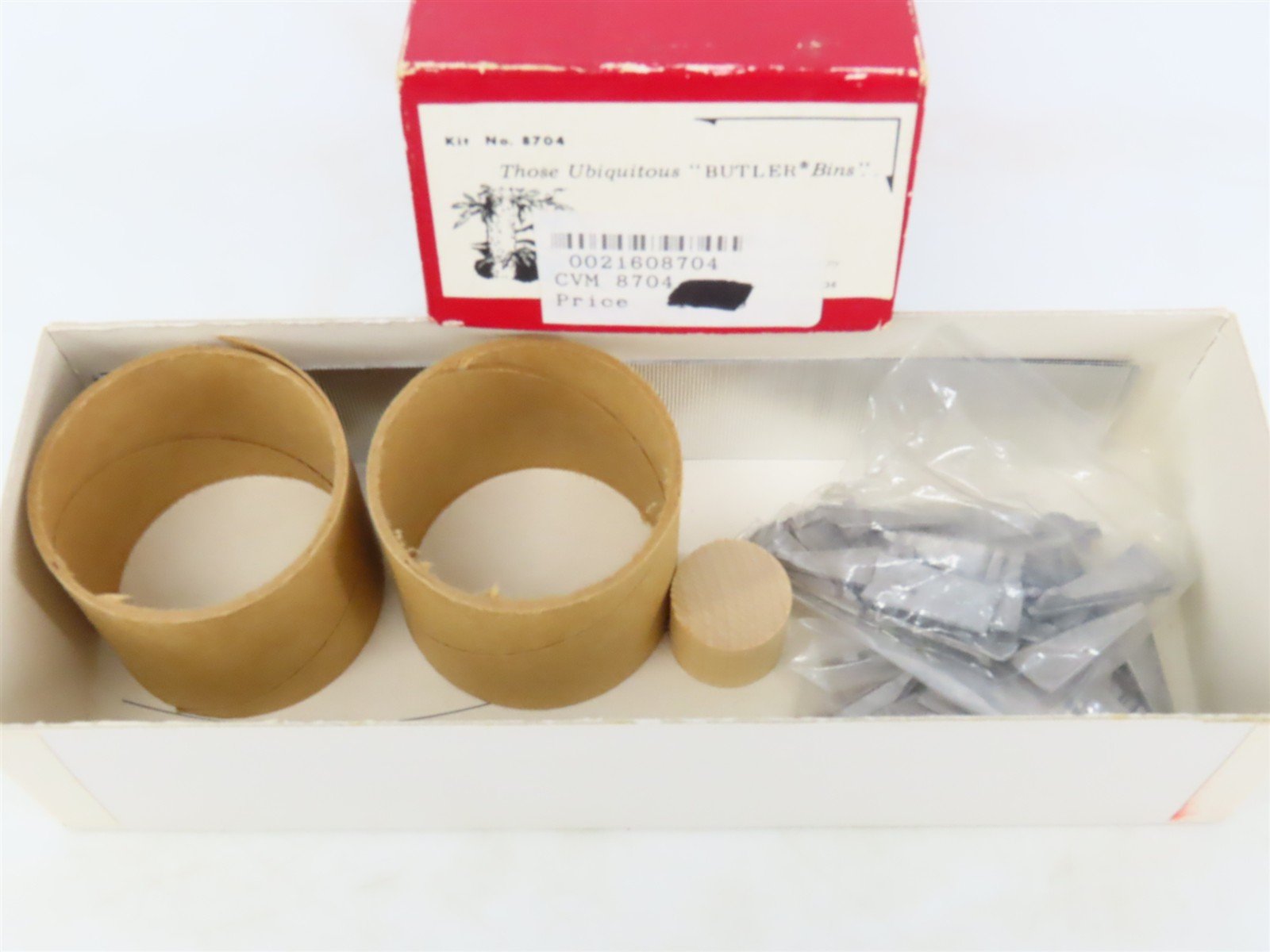 HO Columbia Valley Models CVM 8704 Set of 2 Grain Bins Building Craftsman Kit