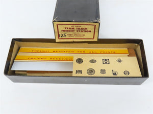 HO Scale Argy Specialties Team Track Freight Station Building Craftsman Kit