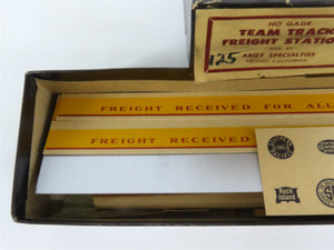 HO Scale Argy Specialties Team Track Freight Station Building Craftsman Kit