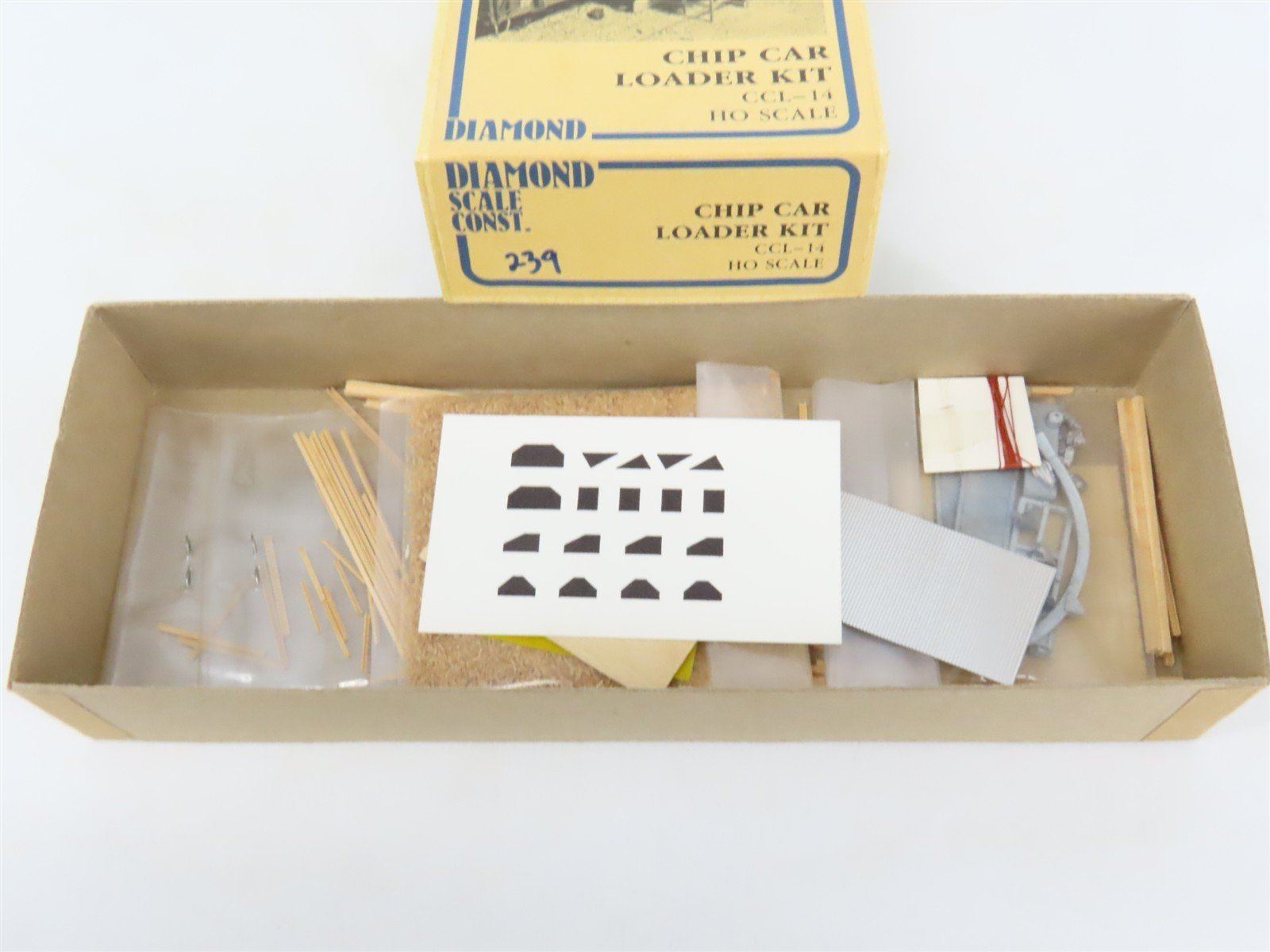 HO Scale Diamond Scale CCL-14 Chip Car Loader Building Craftsman Kit