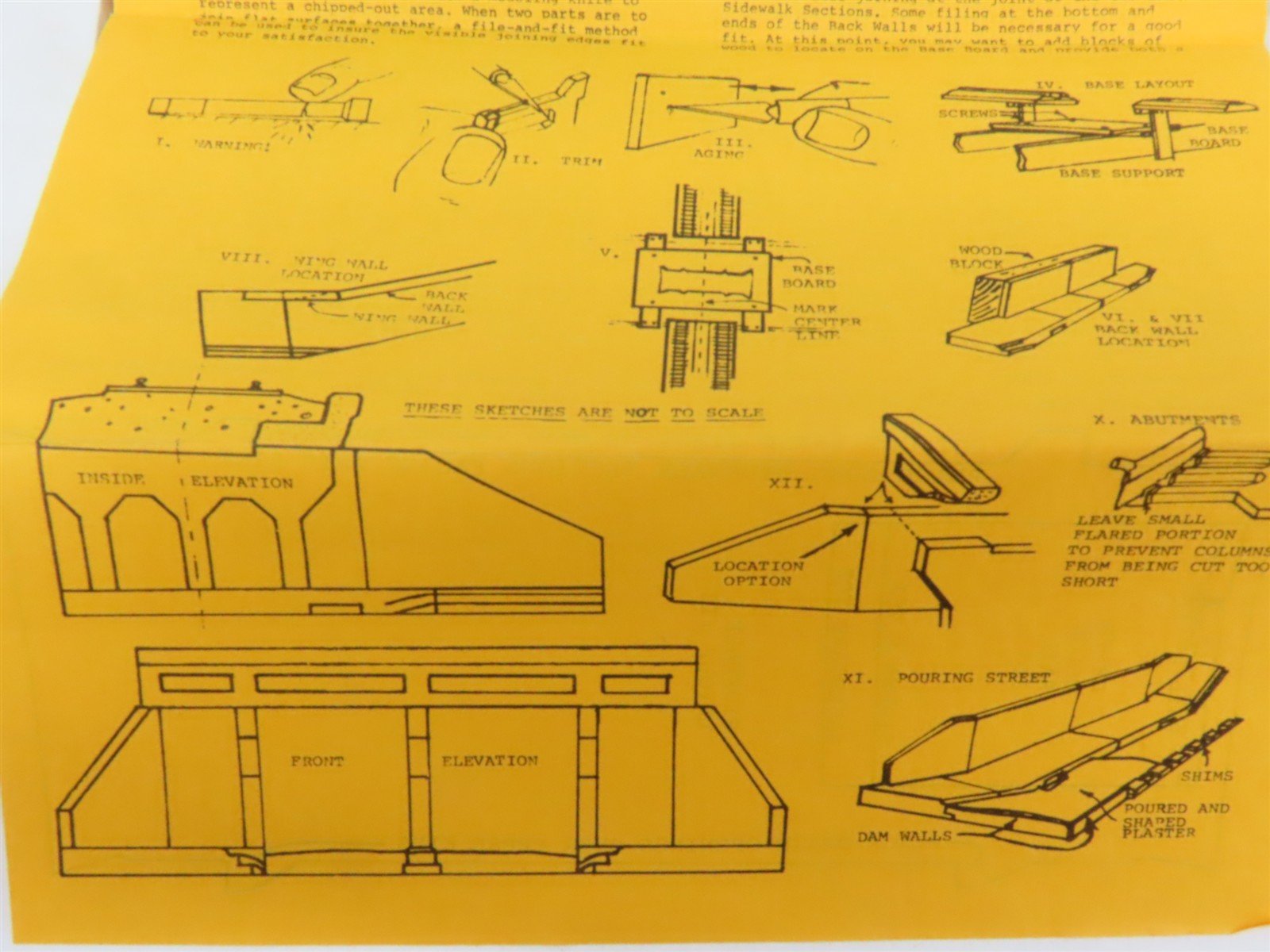 HO Ribbons of Stiehl TG-100 Two-Lane Highway Underpass Building Craftsman Kit