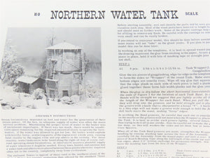 HO Scale Campbell 376 Northern Water Tank Building Craftsman Kit