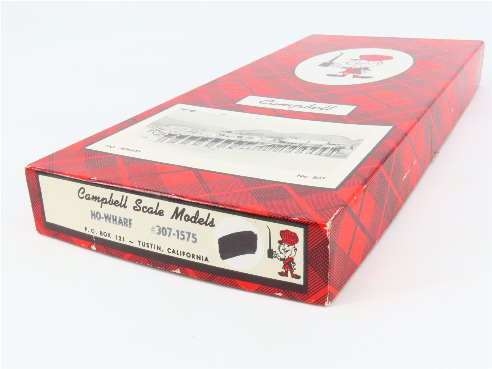 HO Scale Campbell 307-1575 Wharf Building Craftsman Kit
