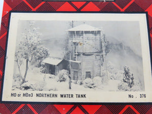 HO Scale Campbell 376-695 Northern Water Tank Building Craftsman Kit