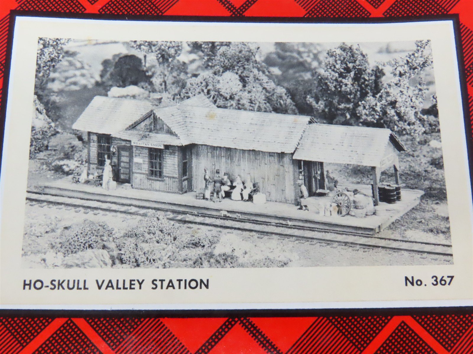HO Scale Campbell 367 Skull Valley Station Building Craftsman Kit