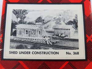 HO Scale Campbell 368 Shed Under Construction Building Craftsman Kit