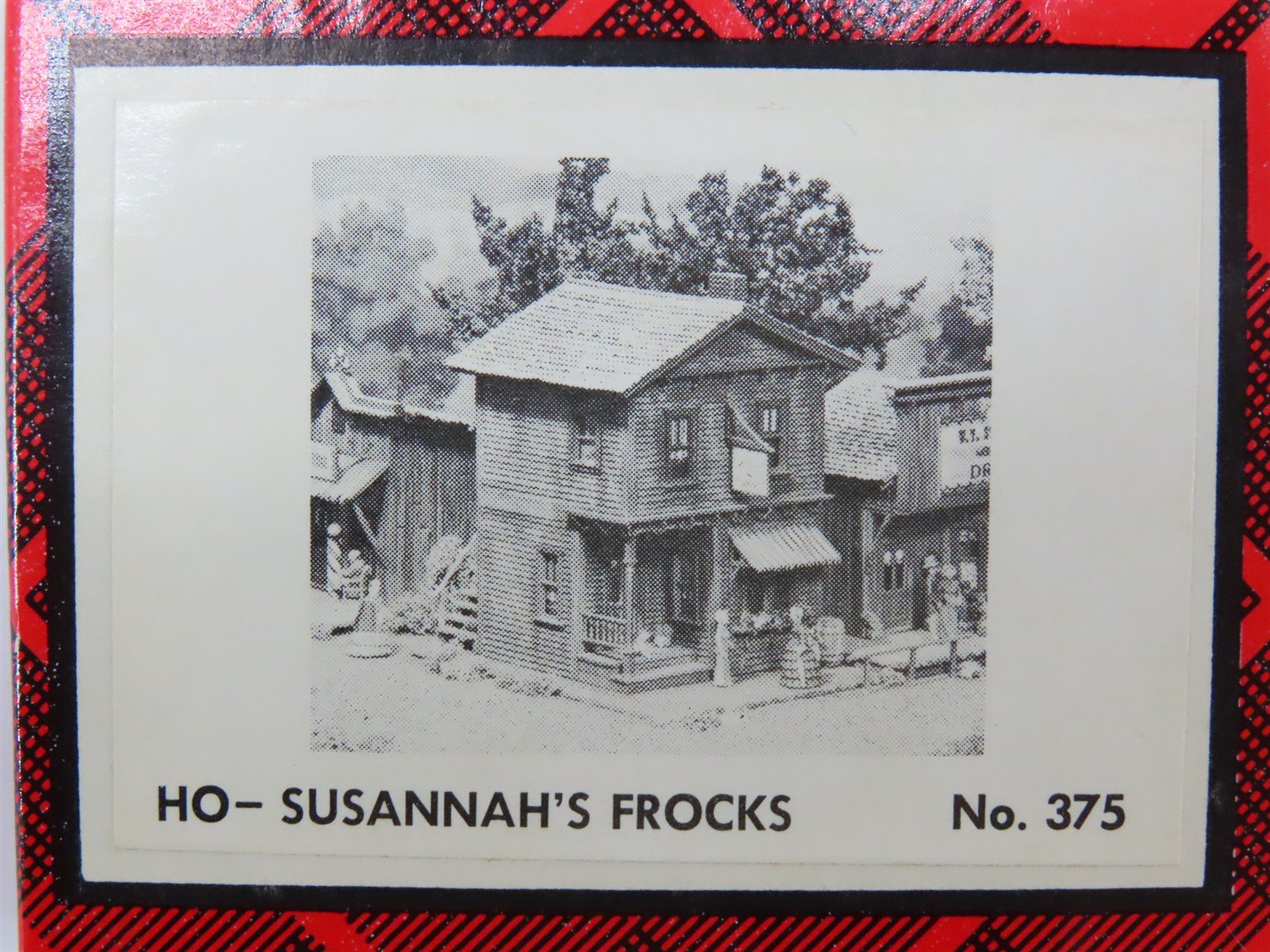 HO Scale Campbell 375 Susannah's Frocks Building Craftsman Kit