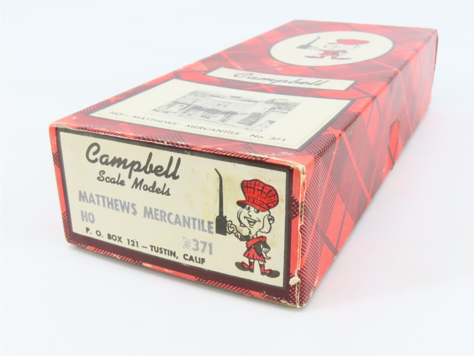 HO Scale Campbell 371 Matthews Mercantile Building Craftsman Kit