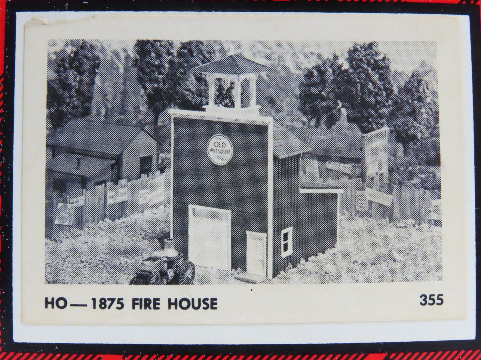 HO Scale Campbell 355 1875 Fire House Building Craftsman Kit