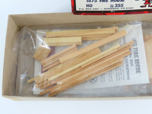 HO Scale Campbell 355 1875 Fire House Building Craftsman Kit