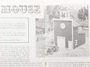 HO Scale Campbell 355 1875 Fire House Building Craftsman Kit