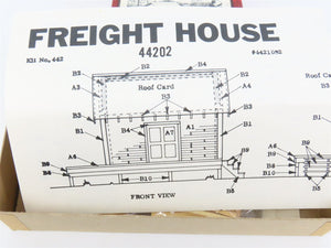HO Scale Campbell 442 Freight House & Passenger Shelter Building Craftsman Kit
