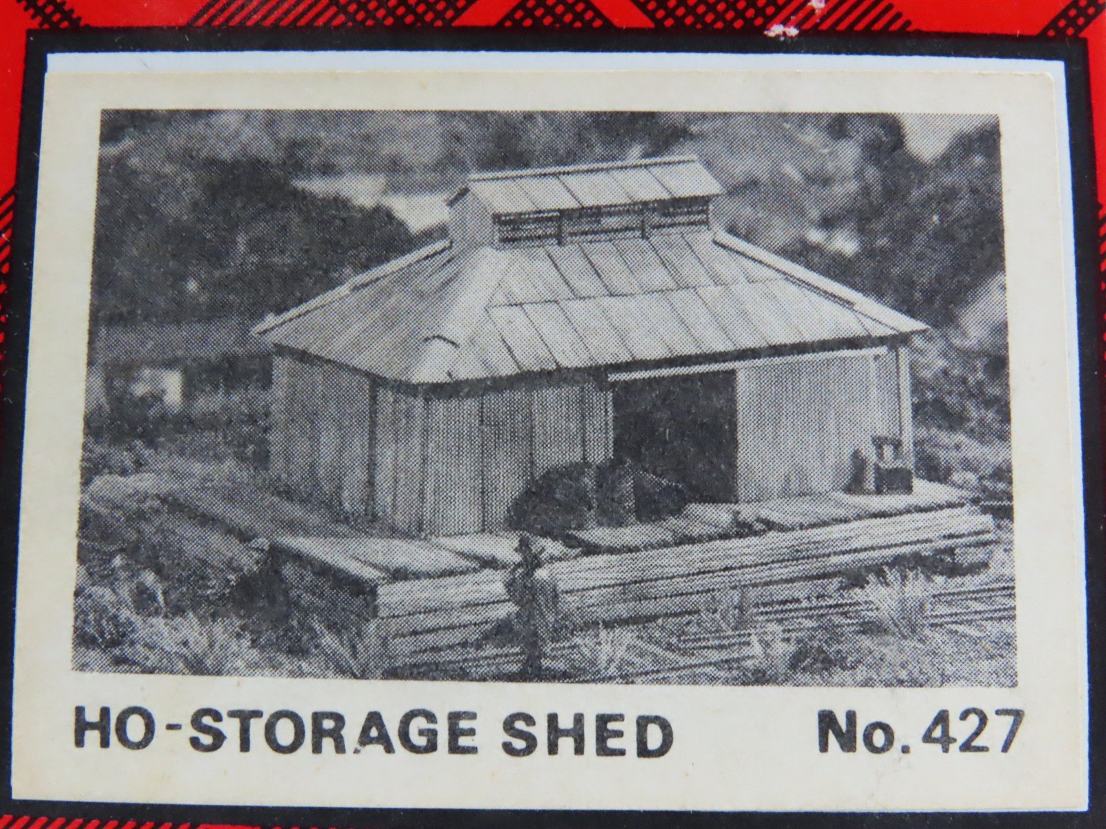 HO Scale Campbell 427 Freight Storage Shed Building Craftsman Kit