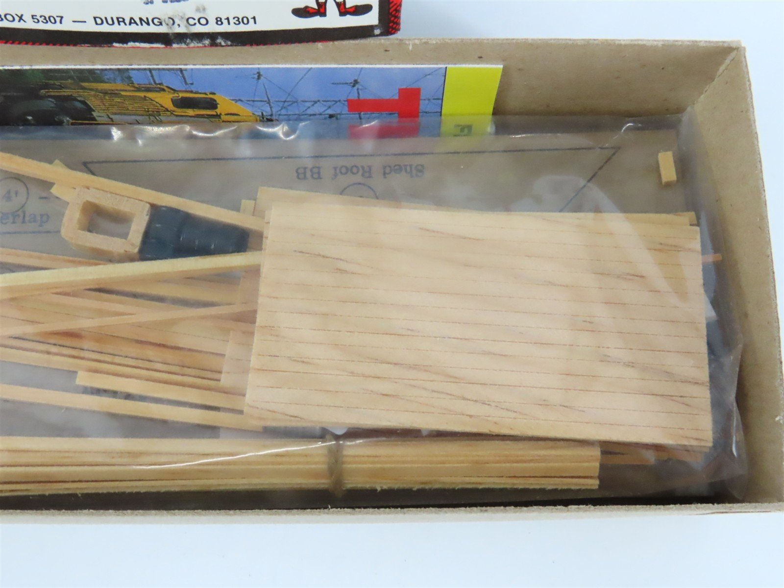 HO Scale Campbell 427 Freight Storage Shed Building Craftsman Kit