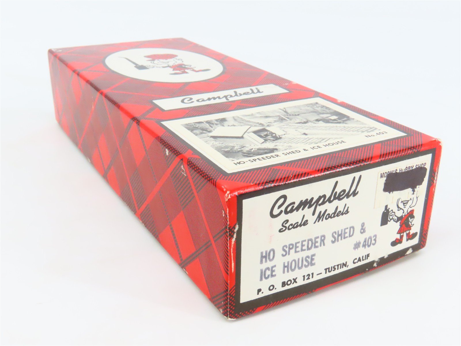 HO Scale Campbell 403 Speeder Shed & Ice House Building Craftsman Kit
