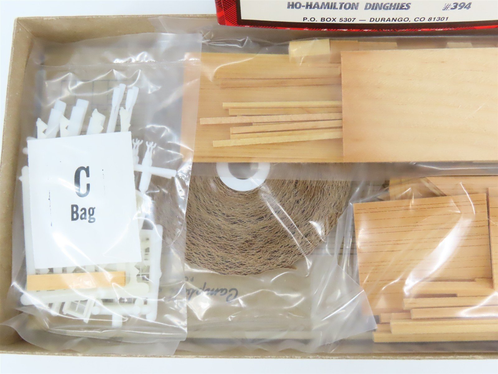 HO Scale Campbell 394 Hamilton Dinghies Building Craftsman Kit