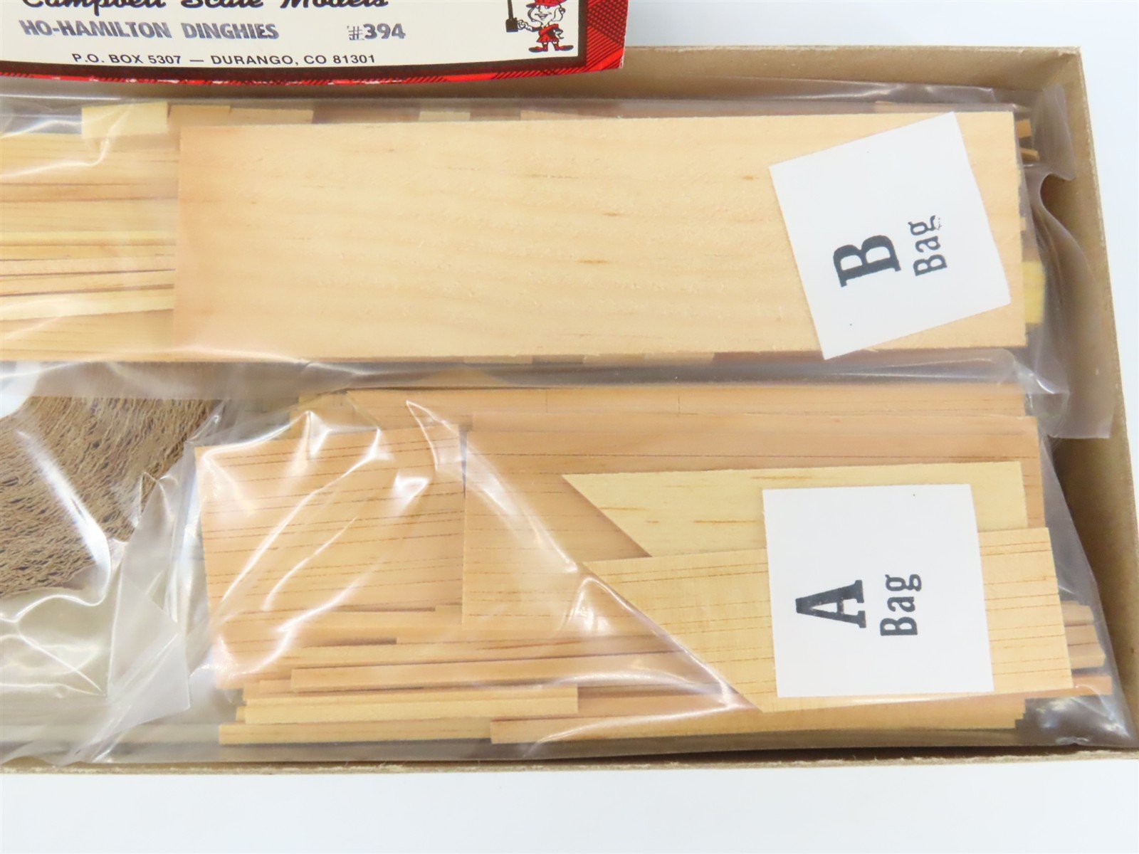 HO Scale Campbell 394 Hamilton Dinghies Building Craftsman Kit