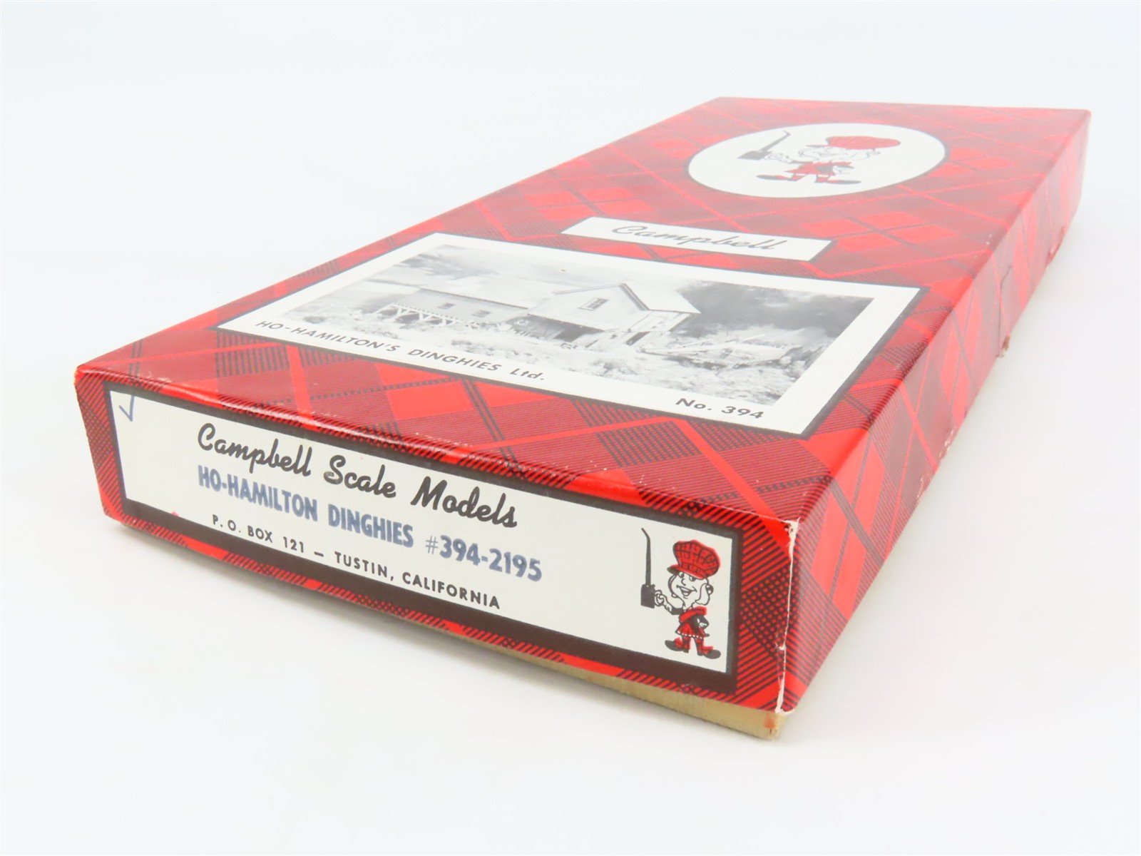 HO Scale Campbell 394-2195 Hamilton Dinghies Building Craftsman Kit
