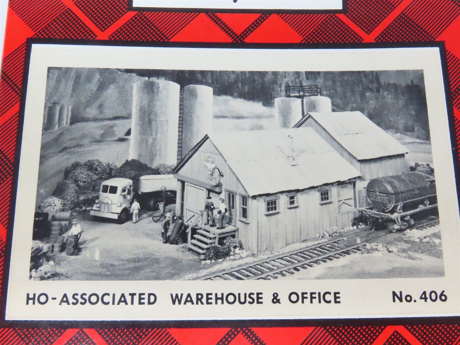 HO Scale Campbell 406 Quincy Oil Warehouse & Office Building Craftsman Kit