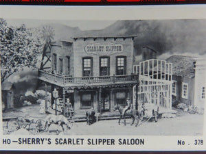 HO Scale Campbell 378 Scarlet Slipper Saloon Building Craftsman Kit