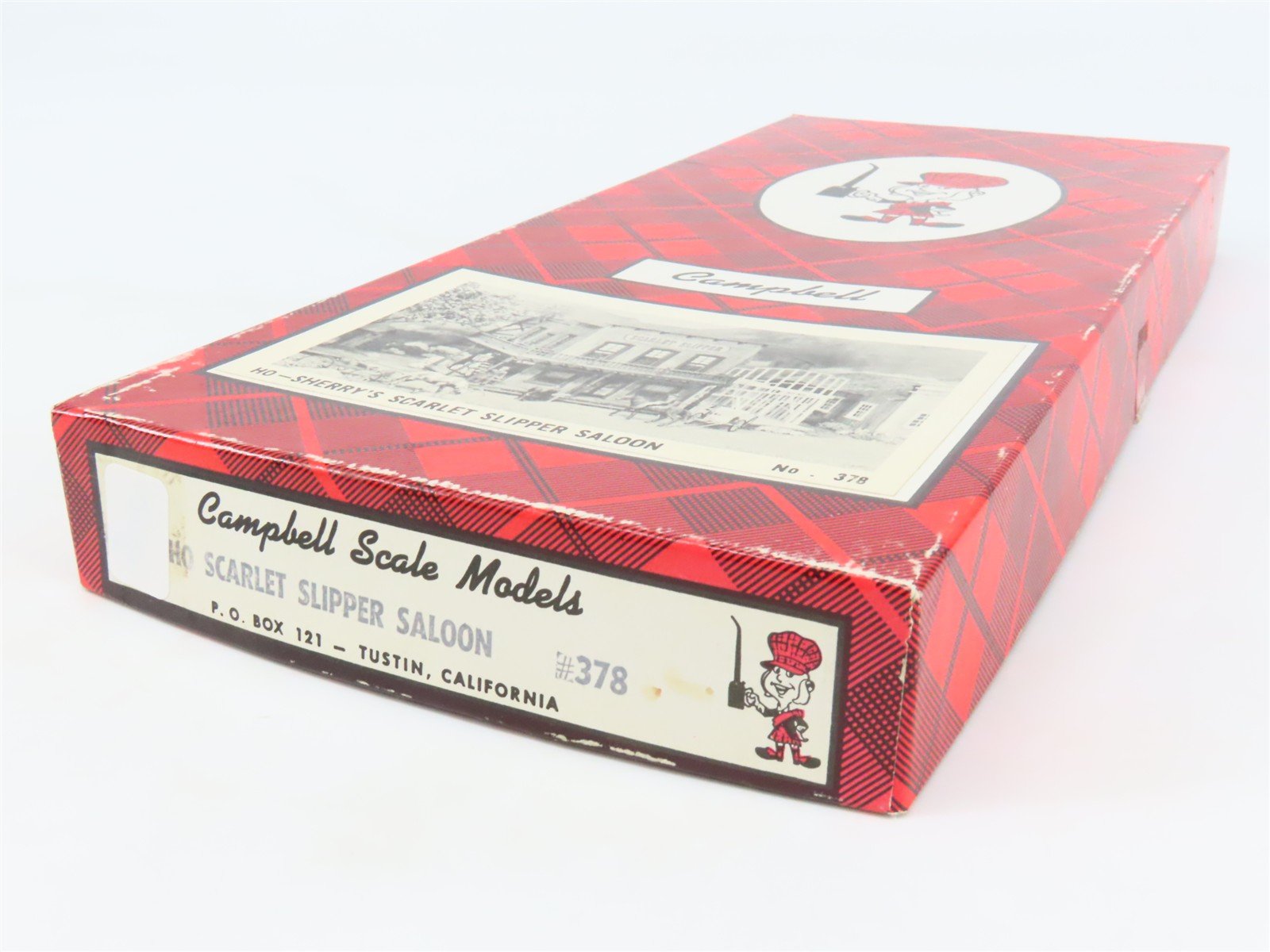 HO Scale Campbell 378 Scarlet Slipper Saloon Building Craftsman Kit