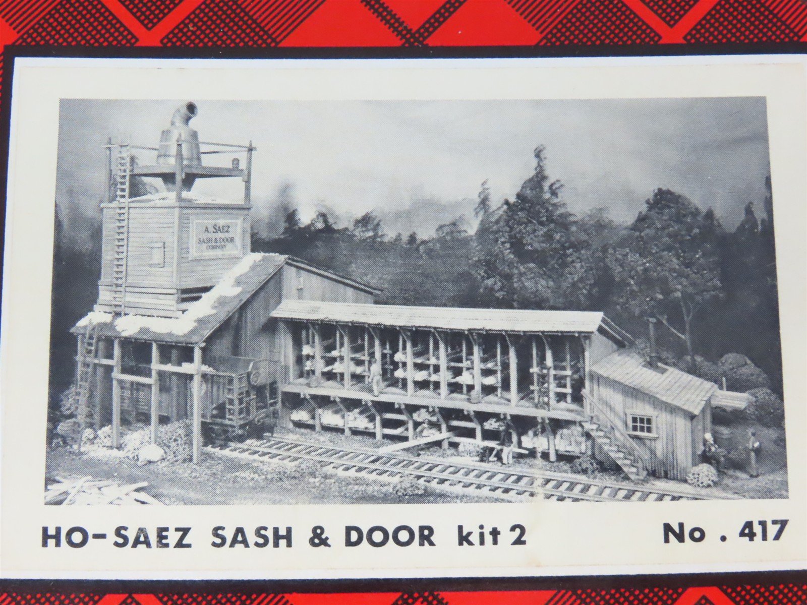 HO Scale Campbell 417 Saez Sash & Door Building Craftsman Kit