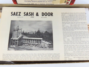 HO Scale Campbell 417 Saez Sash & Door Building Craftsman Kit