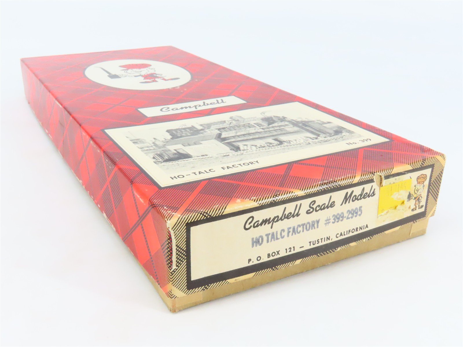 HO Scale Campbell 399-2995 Talc Factory Building Craftsman Kit