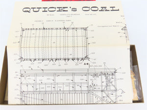 HO Scale Campbell 386 Quick's Coal Building Craftsman Kit