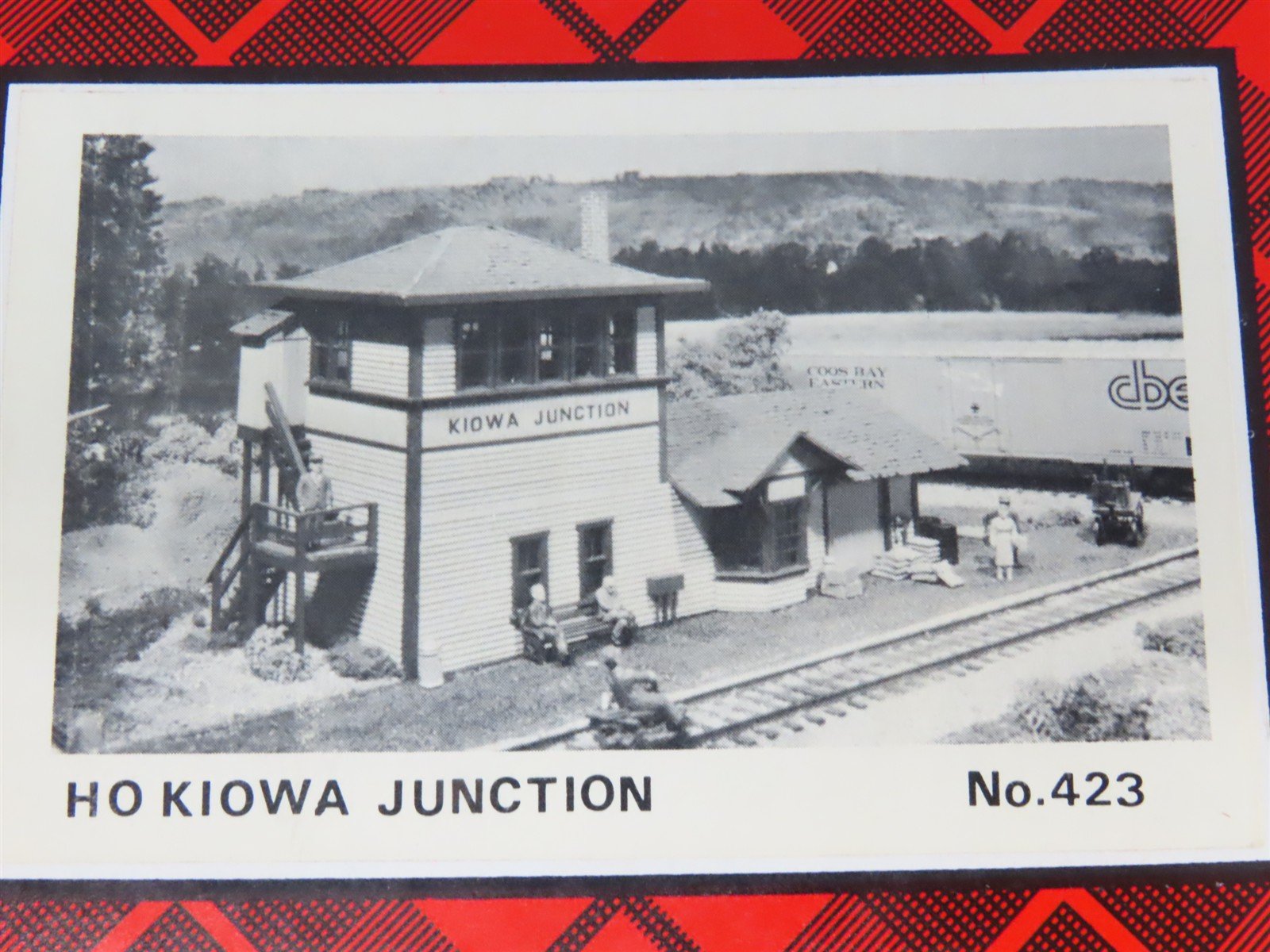 HO Scale Campbell 423 Kiowa Junction Building Craftsman Kit