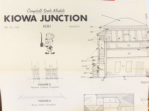 HO Scale Campbell 423 Kiowa Junction Building Craftsman Kit