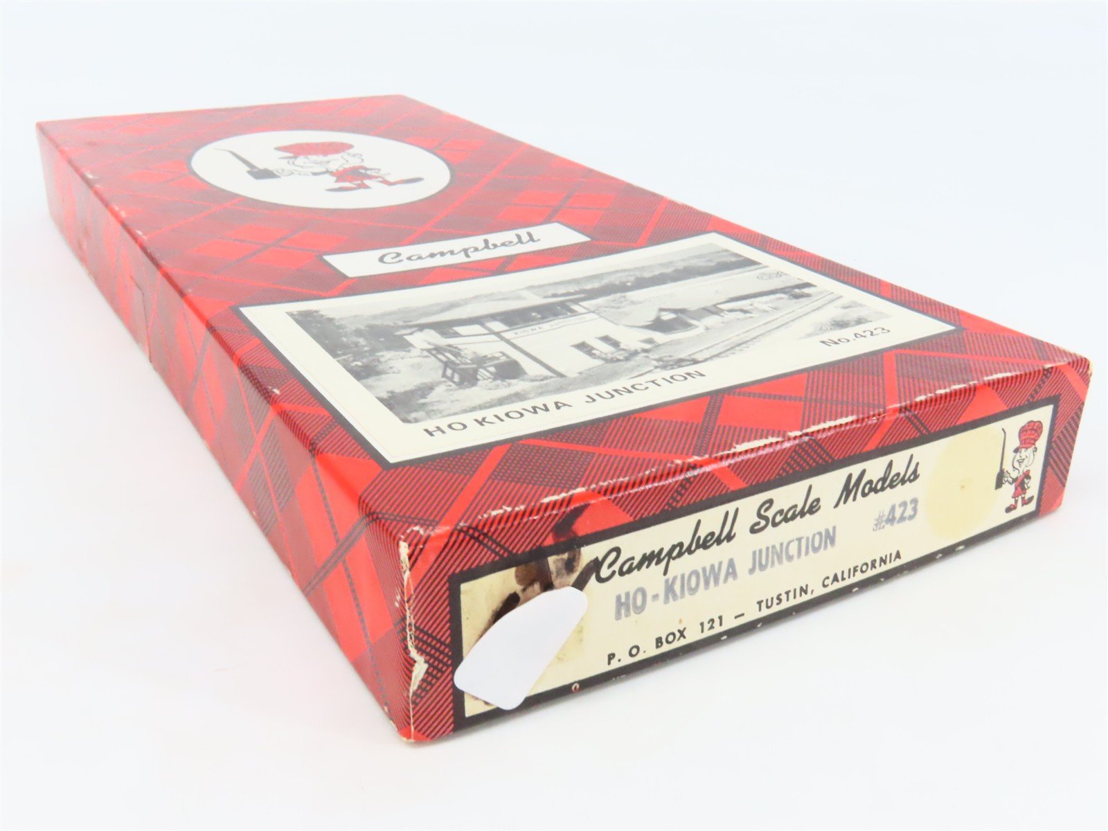 HO Scale Campbell 423 Kiowa Junction Building Craftsman Kit