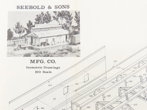 HO Scale Campbell 377 Seebold Manufacturing Co. Building Craftsman Kit
