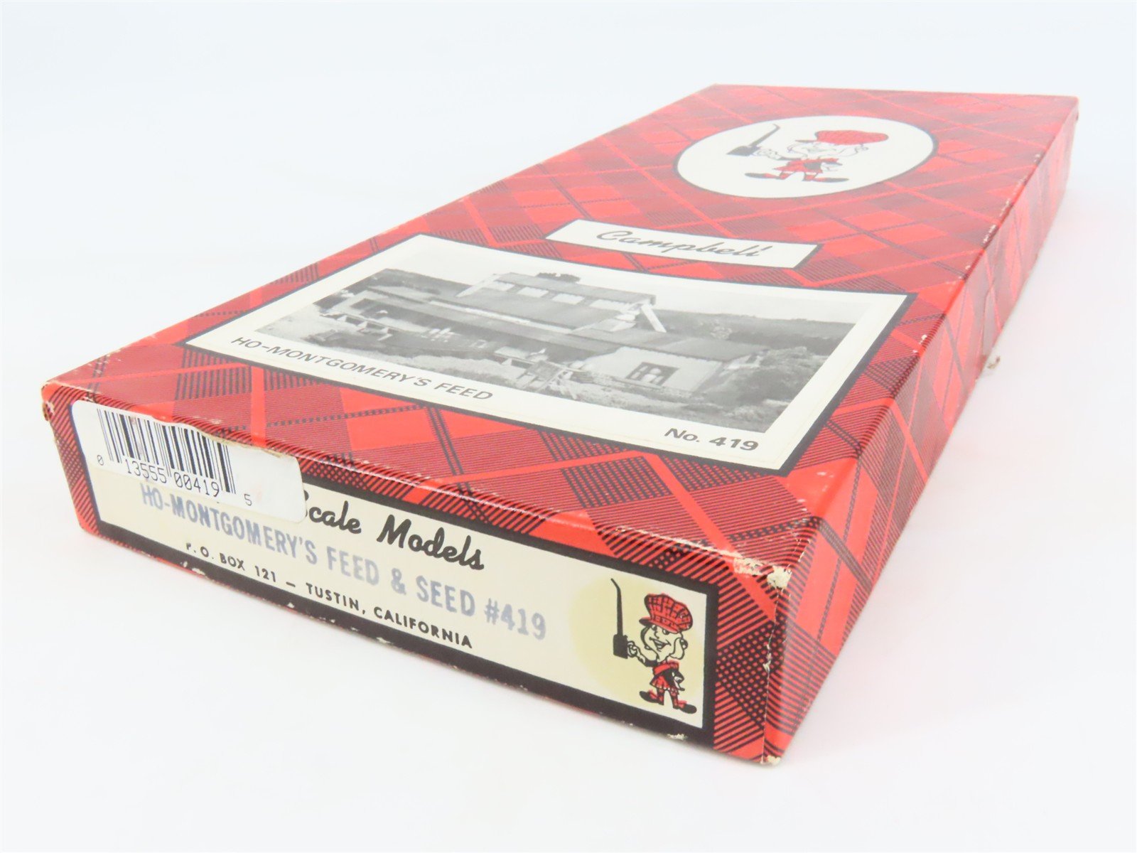 HO Scale Campbell 419 Montgomery's Feed & Seed Building Craftsman Kit