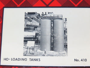 HO Scale Campbell 410 Loading Tanks Building Craftsman Kit