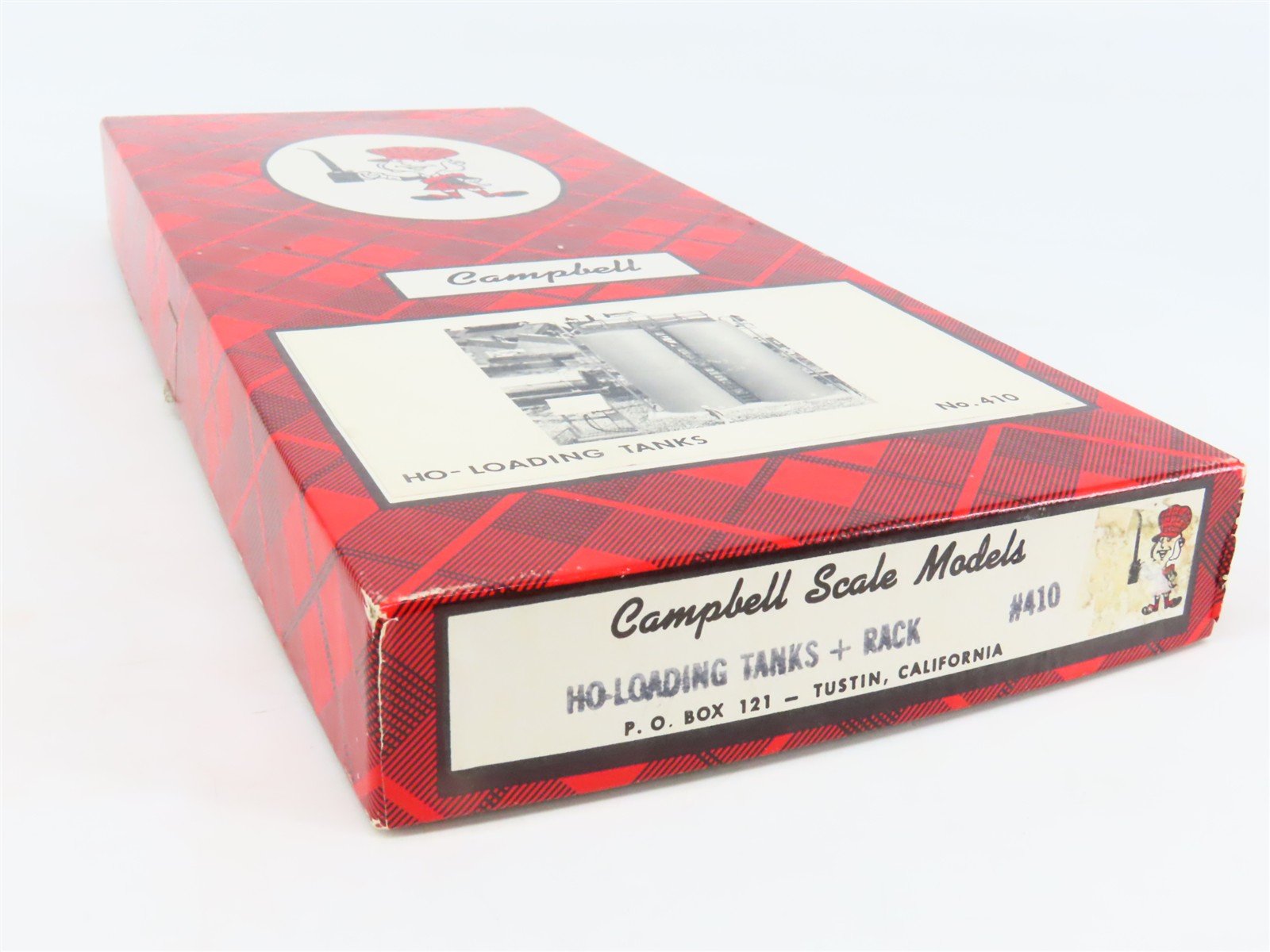 HO Scale Campbell 410 Loading Tanks Building Craftsman Kit