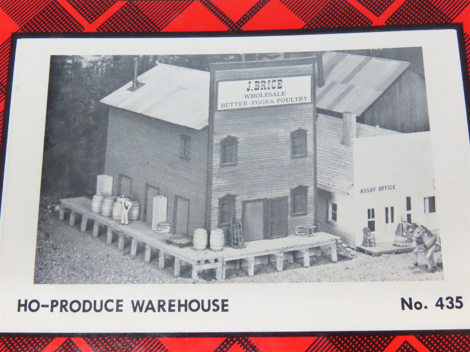 HO Scale Campbell 435 Produce Warehouse Building Craftsman Kit
