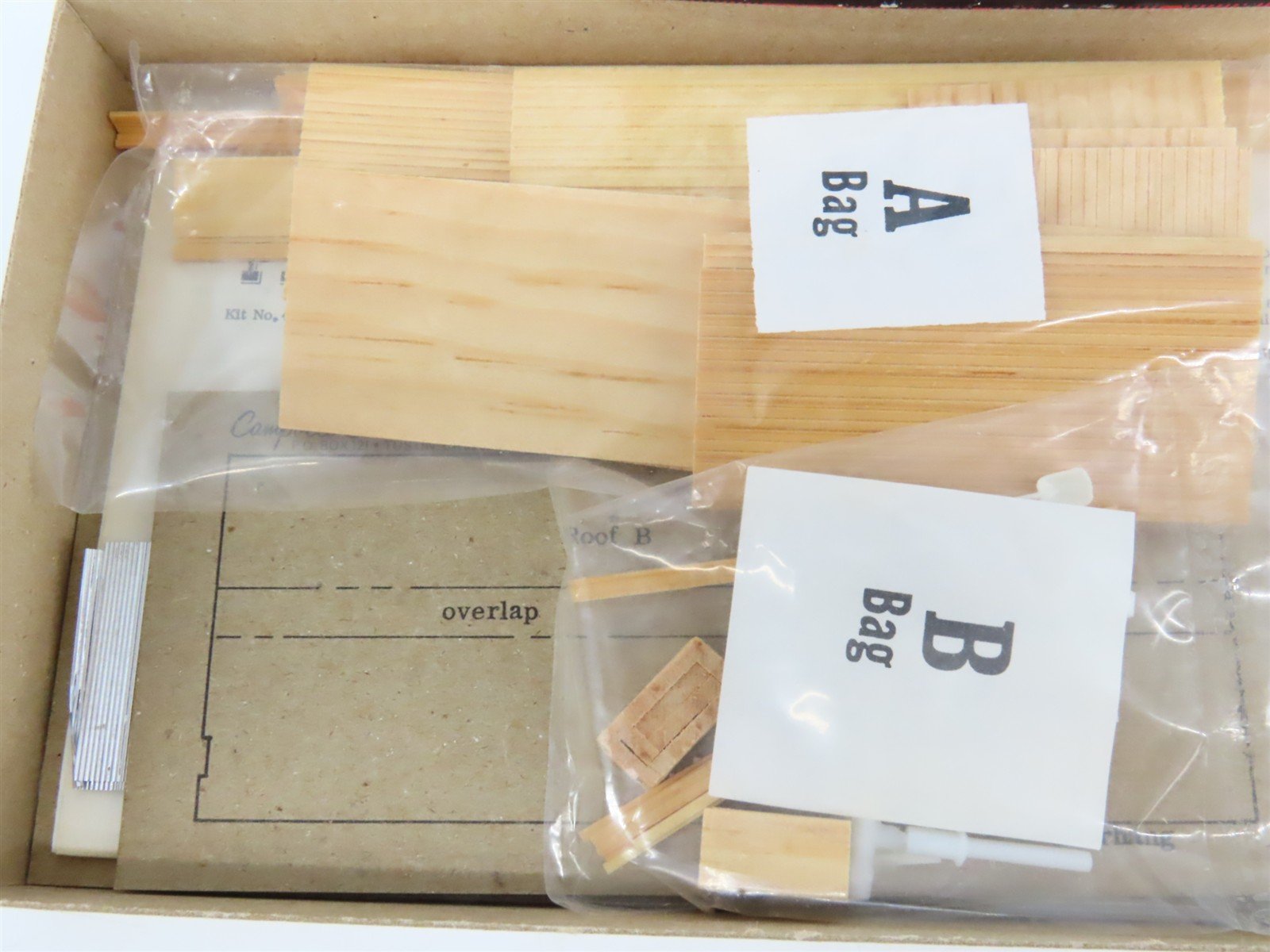 HO Scale Campbell 435 Produce Warehouse Building Craftsman Kit